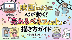 映画のように心が動く!「売れるベネフィット」の描き方ガイド