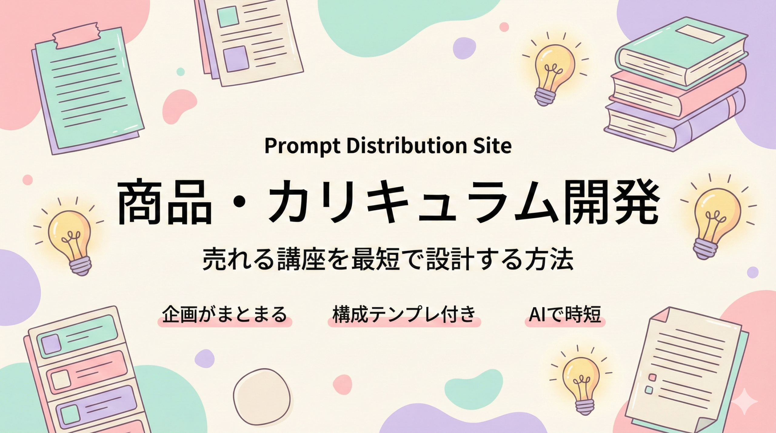 商品・カリキュラム開発