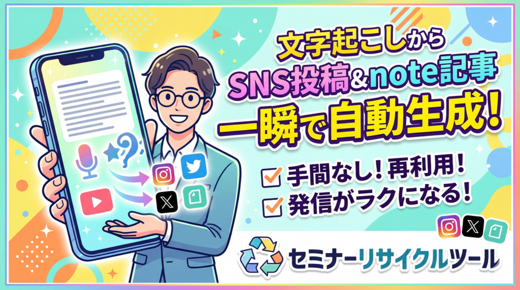 セミナーリサイクルツール